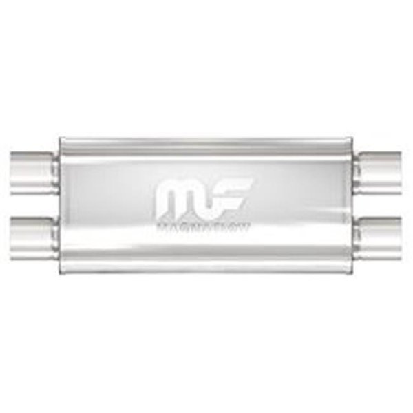 Magnaflow Magnaflow M66-12469 18 x 5 x 8 in. Natural Performance Mufflers - Stainless Steel M66-12469